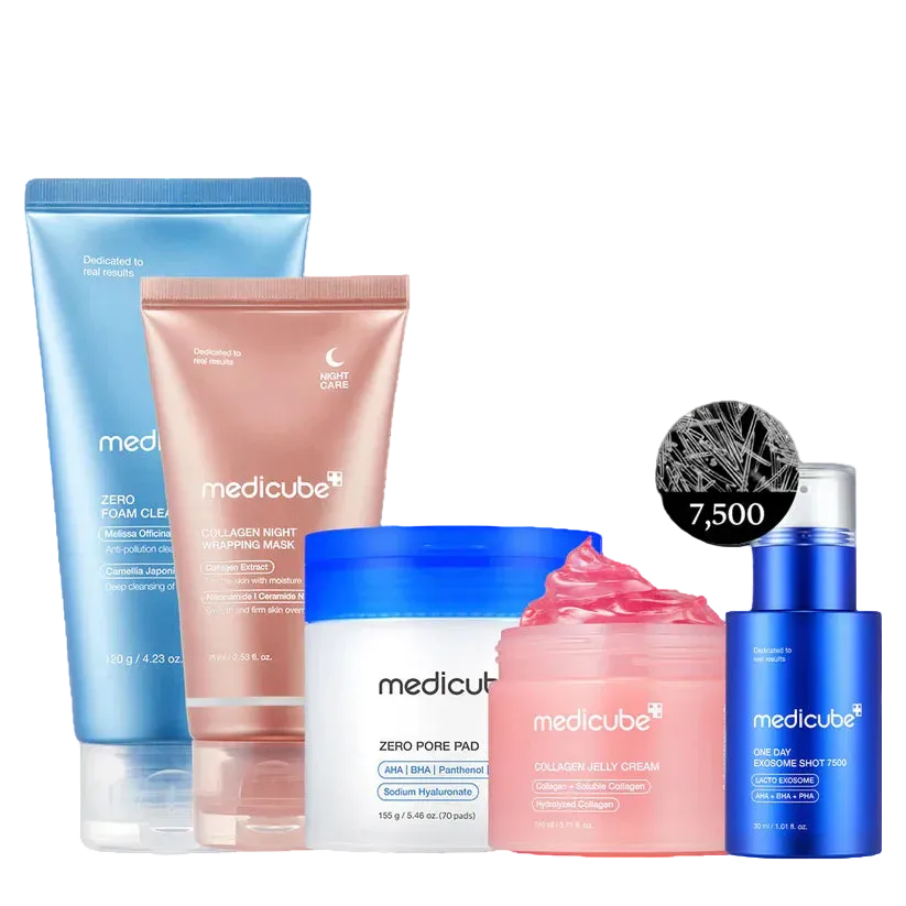Medicube Affordable Glass Glow 7-Day Skincare Set