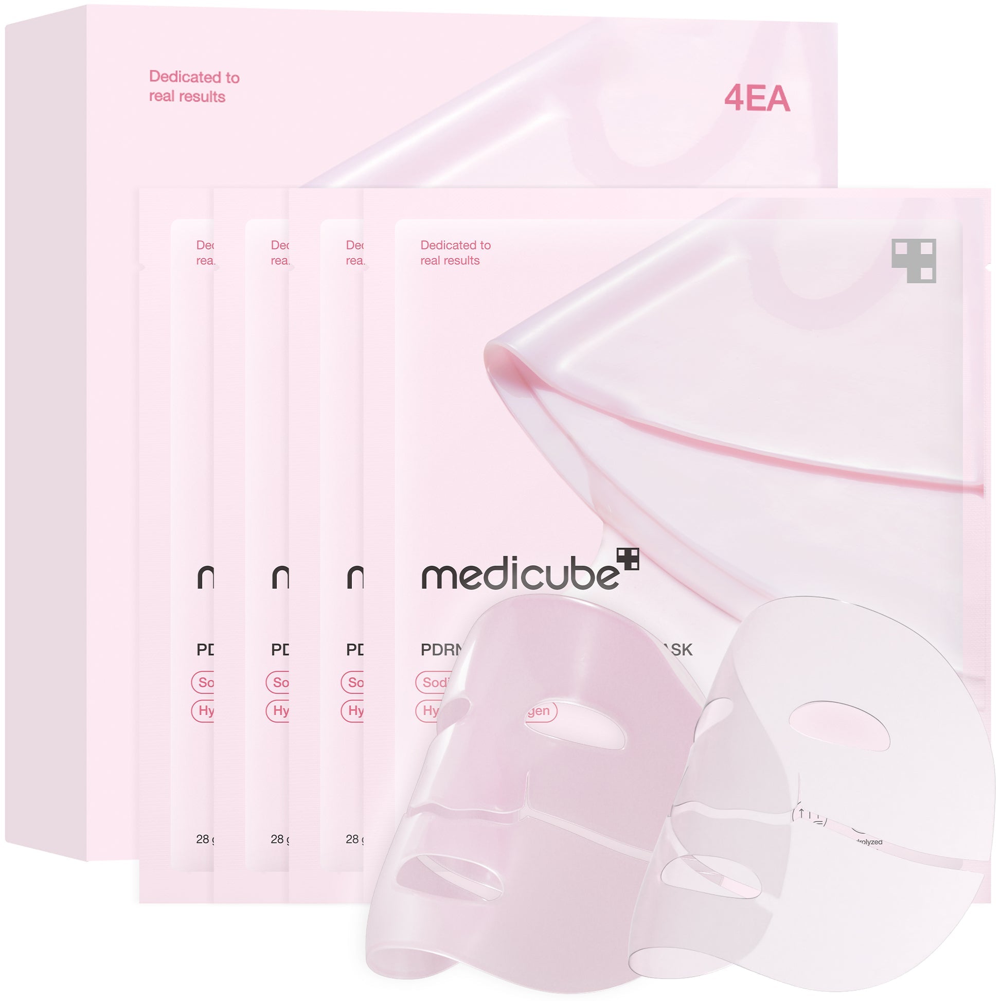 Medicube Salmon PDRN Pink Collagen Jelly Gel Mask 4EA